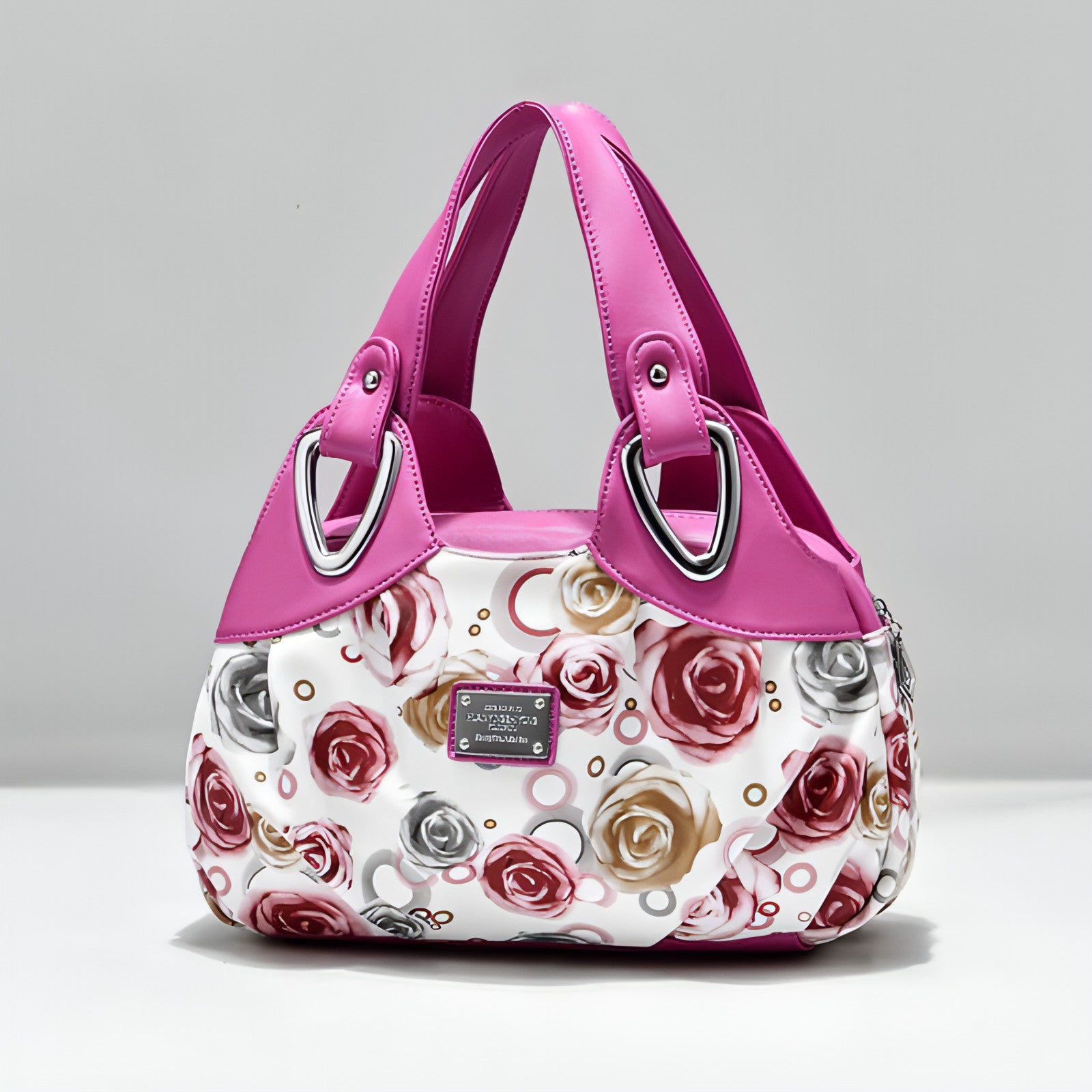 Γυναικεία πολύχρωμη απλή τσάντα